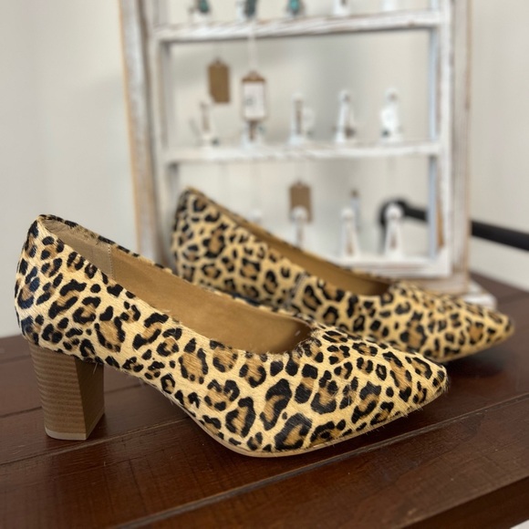 New🐆LEOPARD print Genuine Cowhide & Leather Rope High Heal TREND 2025 Summer - Picture 2 of 12